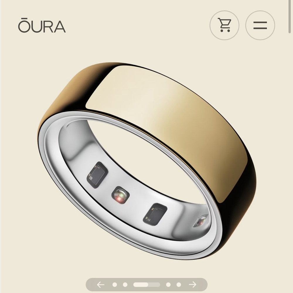 Oura Ring Gen 4 - Gold - Smart Ring